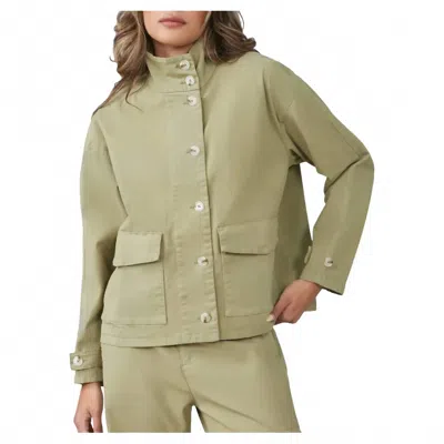 Jody Coyote Women's Utility Jacket In Artichoke In Green