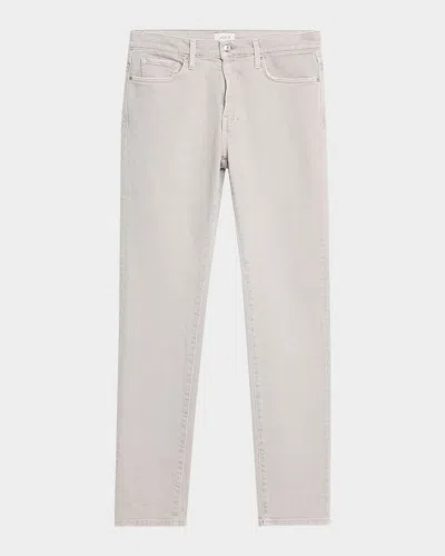 Joe & Apos;s Jeans Asher Stretch-denim Mid-rise Slim-fit Jeans In Gray