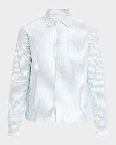 Joe & Apos;s Jeans Men & Apos;s Keanu Stripe Cotton Button-down Shirt In Blue
