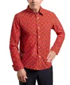 Joe & Bella Men's Adaptive Relaxed Fit Magnetic Button-down Shirt In The Seth