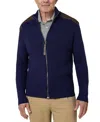 Joe & Bella Men's Adaptive Magnetic Zip-up Sweater In Navy