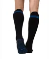 JOE & BELLA MEN'S UNISEX EXTRA-WIDE FIT COMPRESSION SOCKS WITH GRIPS