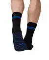 Joe & Bella Men's Unisex Gripper Socks With Anti-slip Traction In Black