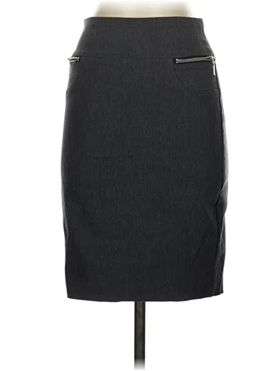 Pre-owned Joe B By Joe Benbasset Formal Skirt In Gray