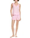 Joe Boxer 2pc Top & Boxer Set In Pink