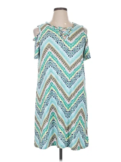 Pre-owned Joe Boxer Casual Dress In Blue