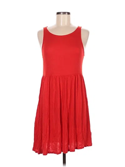Pre-owned Joe Boxer Casual Dress In Red