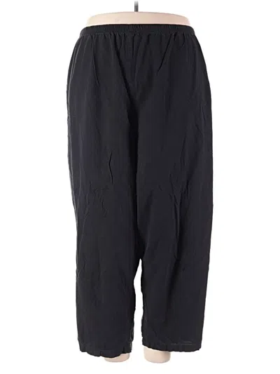 Pre-owned Joe Boxer Casual Pants In Black