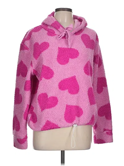 Pre-owned Joe Boxer Fleece Jacket In Pink