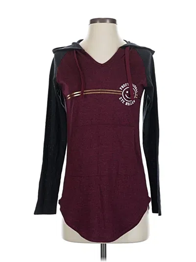 Pre-owned Joe Boxer Long Sleeve T-shirt In Burgundy