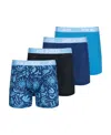 Joe Boxer Men's 4-pack Micro Mesh Boxer Brief In Blue