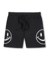 Joe Boxer Men's French Terry Shorts In Black