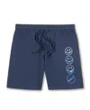 Joe Boxer Men's French Terry Shorts In Blue