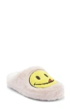 Joe Boxer Plush Mr Lucky Faux Fur Slipper In Pink