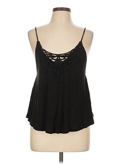 Pre-owned Joe Boxer Sleeveless Blouse In Black