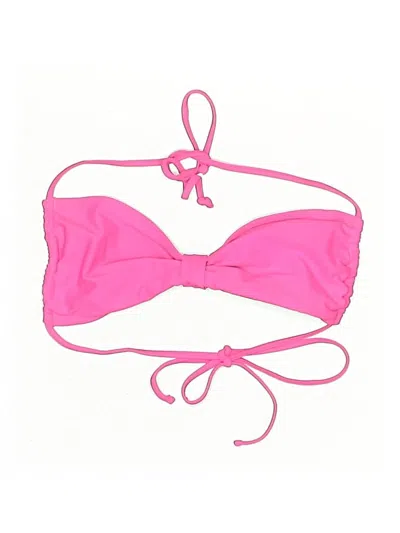 Pre-owned Joe Boxer Swimsuit Top Pink Swimwear