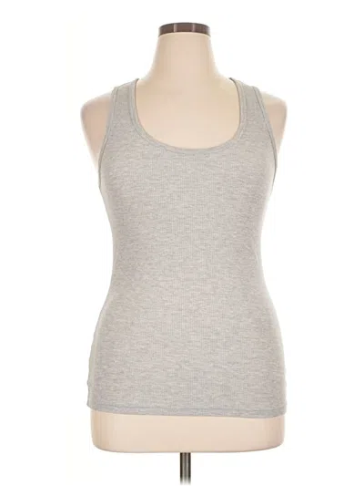 Pre-owned Joe Boxer Tank Top Gray Halter Neckline Tops