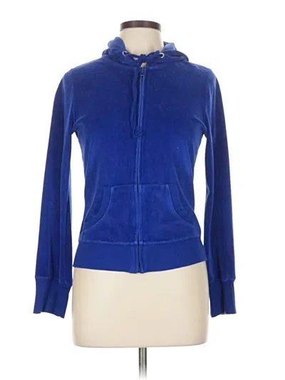 Pre-owned Joe Boxer Zip Up Hoodie In Blue