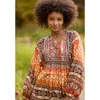 Joe Browns Blouson Sleeve Beaded Tunic In Multi