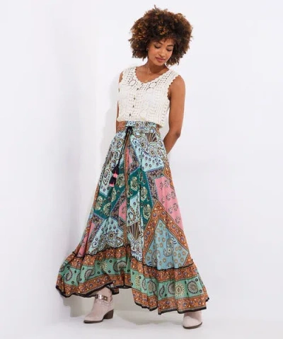 Joe Browns Flounce Tassel Maxi Skirt In Multi