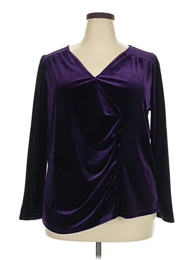 Joe Browns Long Sleeve Blouse In Purple