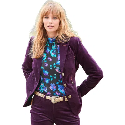 Joe Browns Moleskin Blazer In Purple