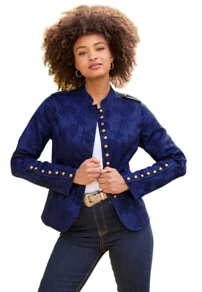 Joe Browns Refined Military Jacket In Blue