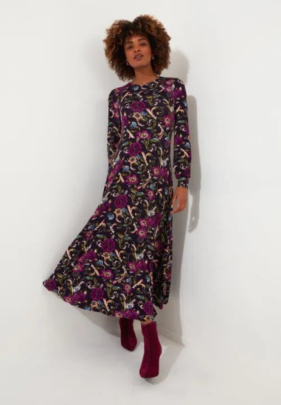 Joe Browns Stretch Knit A-line Midi Dress In Multi