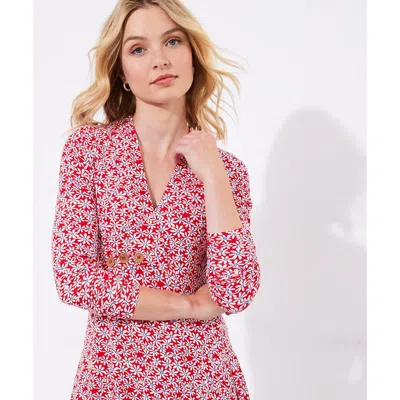 Joe Browns Stretch Knit Asymmetrical Tunic In Multi