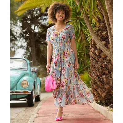 Joe Browns Vintage Tie Waist Maxi Dress In Multi