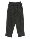 Joe Chia Depa Pleat-detail Trousers In Black