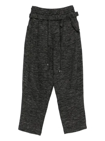 Joe Chia Depa Pleat-detail Trousers In Black