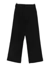 Joe Chia Dooku Cuffed Straight Trousers In Black
