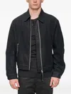 Joe Chia Maul Zipped Overshirt In Black
