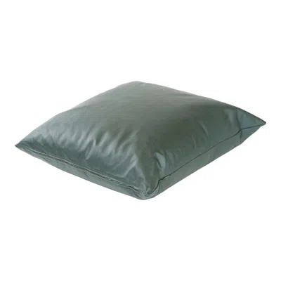 Pre-owned Joe D'urso Leather Pillow By  For Knoll In Gray