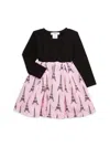 Joe-ella Baby Girl's Eiffel Tower Print Dress