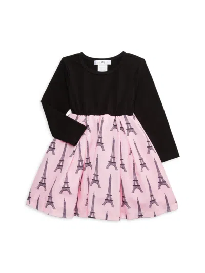 Joe-ella Baby Girl's Eiffel Tower Print Dress