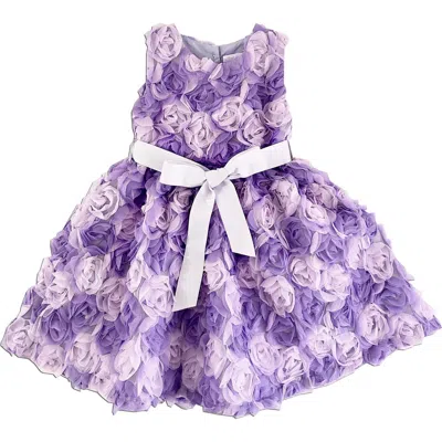 Joe-ella Kids' Lilac Rose Dress In Purple