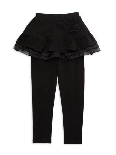 Joe-ella Kids' Little Girl's Rosette Skirted Leggings