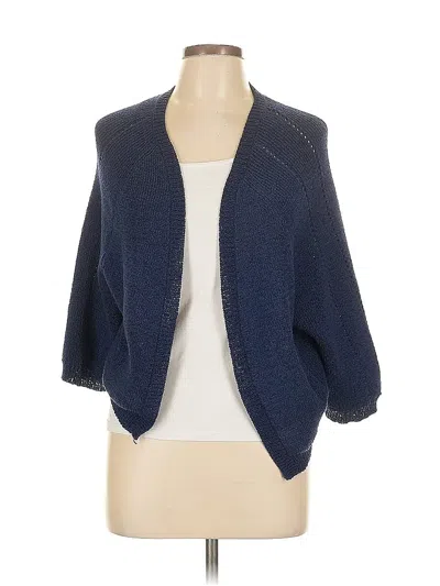 Pre-owned Joe Fresh Cardigan Sweater In Blue