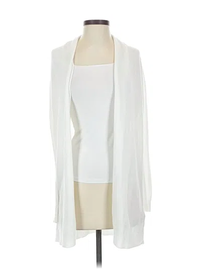Pre-owned Joe Fresh Cardigan Sweater In White