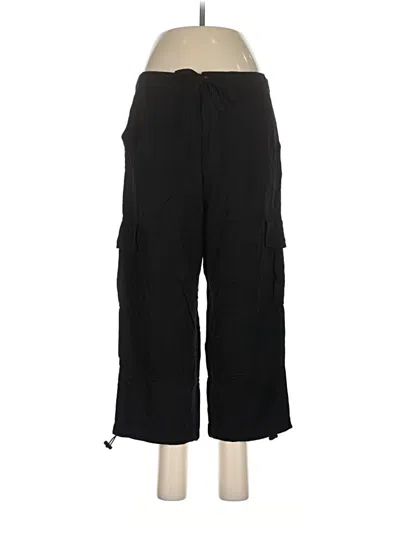 Pre-owned Joe Fresh Cargo Pants In Black