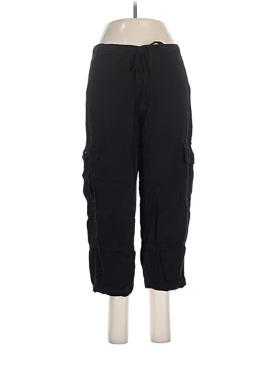 Pre-owned Joe Fresh Cargo Pants In Black