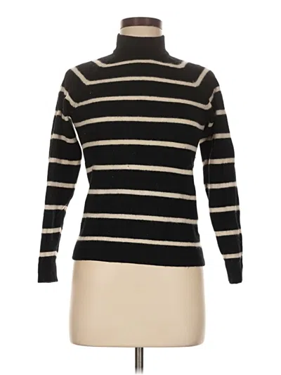 Pre-owned Joe Fresh Cashmere Pullover Sweater In Black
