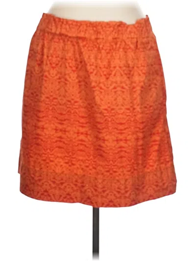 Pre-owned Joe Fresh Casual Skirt In Orange
