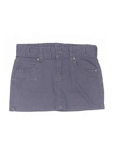 Pre-owned Joe Fresh Kids' Denim Skirt In Gray