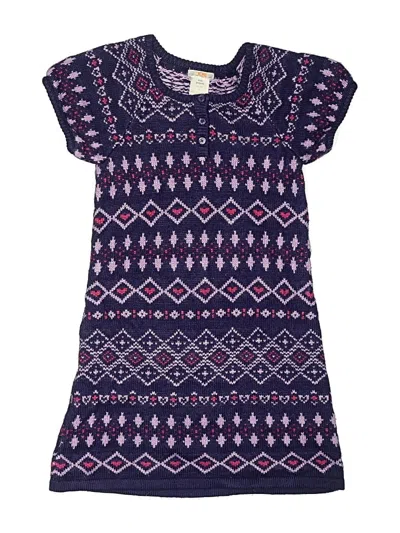 Pre-owned Joe Fresh Kids' Dress In Blue