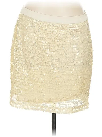 Pre-owned Joe Fresh Formal Skirt In Ivory
