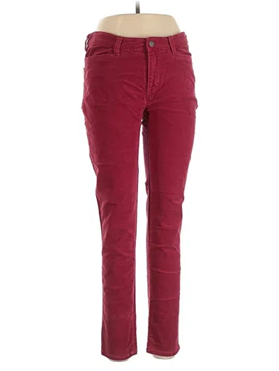 Pre-owned Joe Fresh Jeans In Burgundy