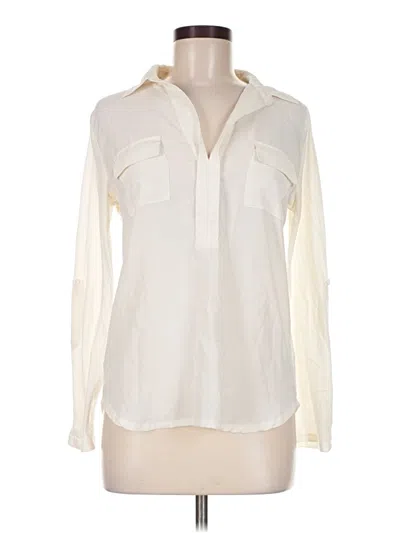 Pre-owned Joe Fresh Long Sleeve Blouse In Ivory